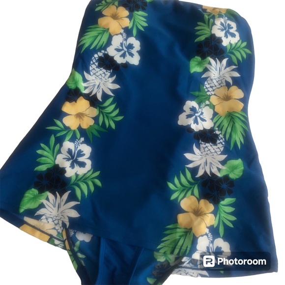 Anne Cole Collection Bandeau Bathing Suit - Picture 2 of 14